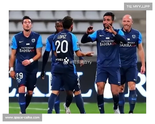 勒阿弗尔海洋体育场，主队球迷庆祝球队逃离降级区